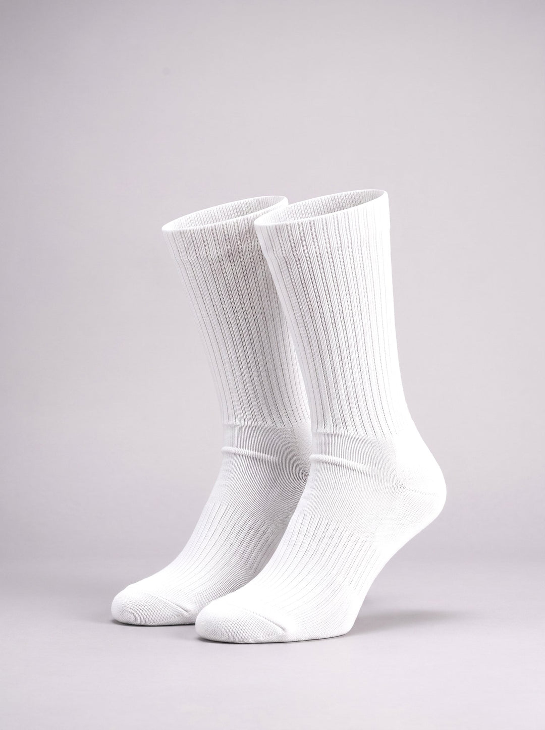 White Crew Socks